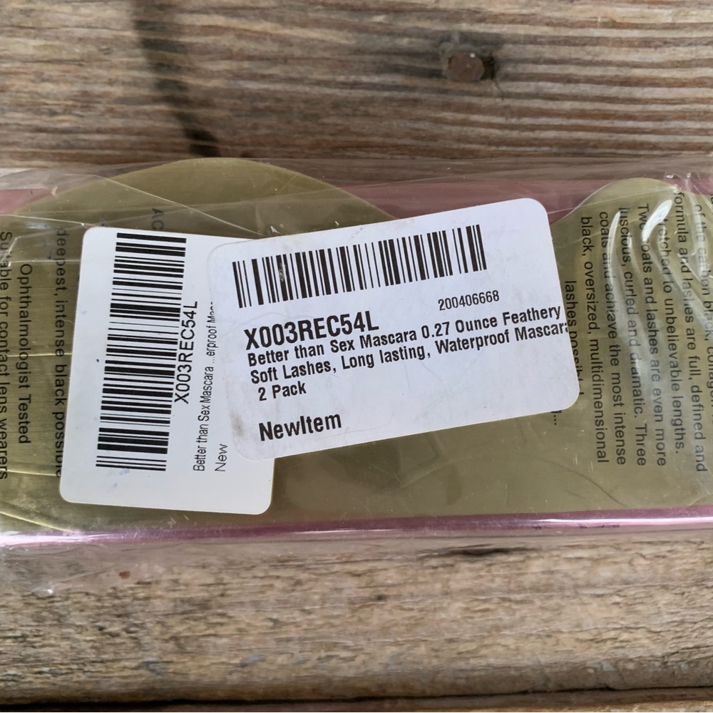 2x Too Faced Better Than Sex Mascara Full Size .27oz Volumizing Lengthening NIB - Picture 3 of 5
